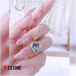 Golden Heart Pendant Necklace